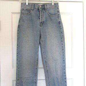 PacSun Stretch Dad Jeans, Light Wash, Size 24
